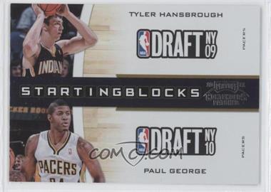 2010-11 Playoff Contenders Patches - Starting Blocks #19 - Tyler Hansbrough, Paul George