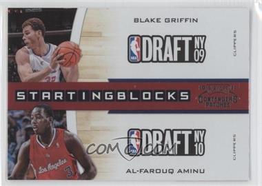 2010-11 Playoff Contenders Patches - Starting Blocks #22 - Blake Griffin, Al-Farouq Aminu