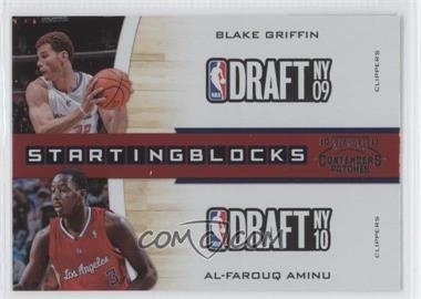 2010-11 Playoff Contenders Patches - Starting Blocks #22 - Blake Griffin, Al-Farouq Aminu