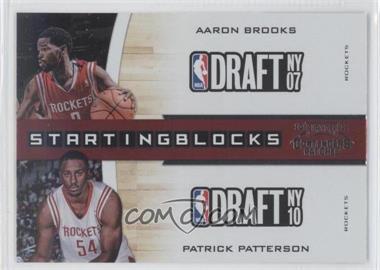2010-11 Playoff Contenders Patches - Starting Blocks #23 - Aaron Brooks, Patrick Patterson