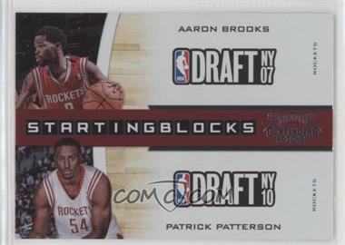 2010-11 Playoff Contenders Patches - Starting Blocks #23 - Aaron Brooks, Patrick Patterson