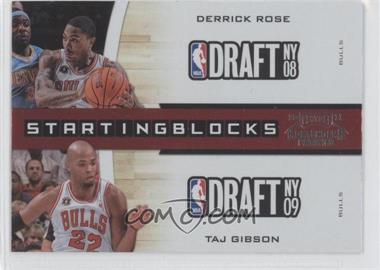 2010-11 Playoff Contenders Patches - Starting Blocks #8 - Derrick Rose, Taj Gibson