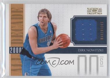 2010-11 Playoff National Treasures - All Decade - Materials #20 - Dirk Nowitzki /99