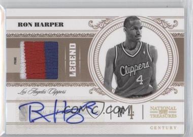 2010-11 Playoff National Treasures - [Base] - Century Materials Signatures Prime #183 - Ron Harper /25