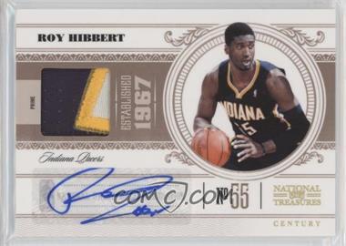 2010-11 Playoff National Treasures - [Base] - Century Materials Signatures Prime #37 - Roy Hibbert /25