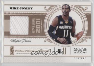 2010-11 Playoff National Treasures - [Base] - Century Materials #49 - Mike Conley /25