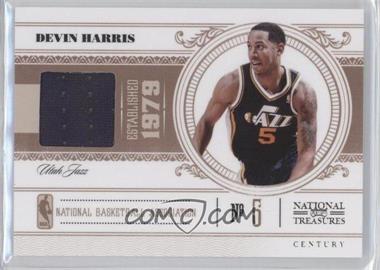 2010-11 Playoff National Treasures - [Base] - Century Materials #96 - Devin Harris /99