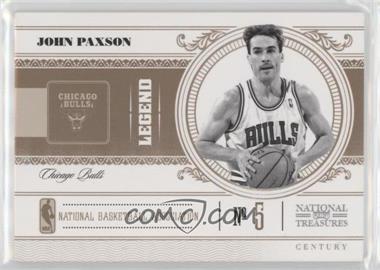 2010-11 Playoff National Treasures - [Base] - Century Silver #178 - John Paxson /10