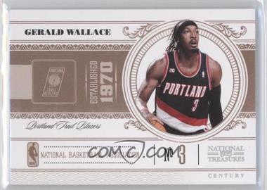 2010-11 Playoff National Treasures - [Base] - Century Silver #83 - Gerald Wallace /10