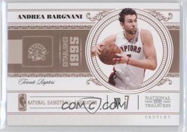 2010-11 Playoff National Treasures - [Base] - Century Silver #92 - Andrea Bargnani /10