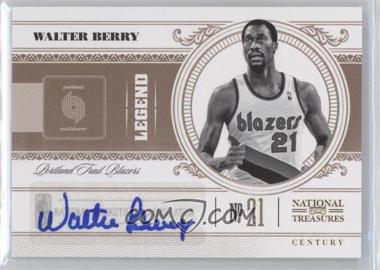 2010-11 Playoff National Treasures - [Base] - Signatures #136 - Walter Berry /99