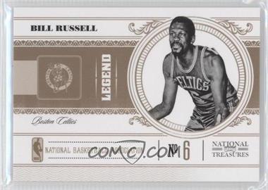 2010-11 Playoff National Treasures - [Base] #102 - Bill Russell /99