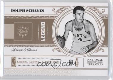 2010-11 Playoff National Treasures - [Base] #121 - Dolph Schayes /99