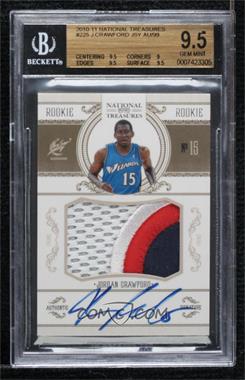 2010-11 Playoff National Treasures - [Base] #225 - Jordan Crawford /99 [BGS 9.5 GEM MINT]