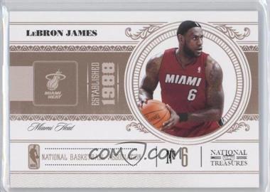 2010-11 Playoff National Treasures - [Base] #54 - LeBron James /99