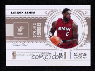 2010-11 Playoff National Treasures - [Base] #54 - LeBron James /99