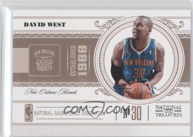 2010-11 Playoff National Treasures - [Base] #64 - David West /99