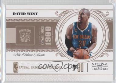 2010-11 Playoff National Treasures - [Base] #64 - David West /99