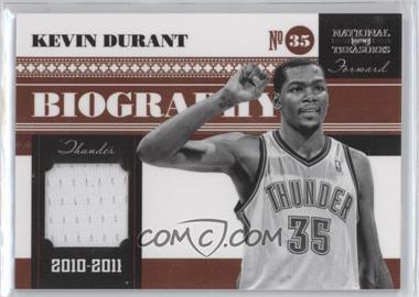 2010-11 Playoff National Treasures - Biography Materials #1 - Kevin Durant /49