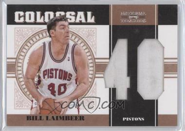 2010-11 Playoff National Treasures - Colossal Materials - Jersey Number #31 - Bill Laimbeer /99