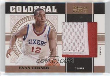 2010-11 Playoff National Treasures - Colossal Materials - Prime #19 - Evan Turner /10