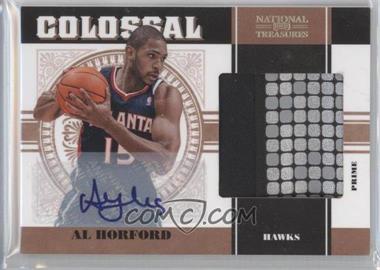 2010-11 Playoff National Treasures - Colossal Materials - Signatures Prime #2 - Al Horford /25