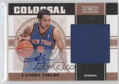 2010-11 Playoff National Treasures - Colossal Materials - Signatures #15 - Landry Fields /49