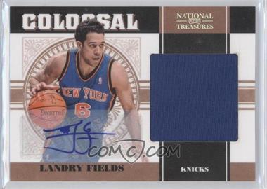 2010-11 Playoff National Treasures - Colossal Materials - Signatures #15 - Landry Fields /49