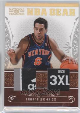 2010-11 Playoff National Treasures - NBA Gear Materials - Combos Laundry Tags Prime #10 - Landry Fields /5