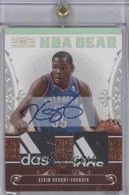 2010-11 Playoff National Treasures - NBA Gear Materials - Combos Laundry Tags Signatures Prime #9 - Kevin Durant /5