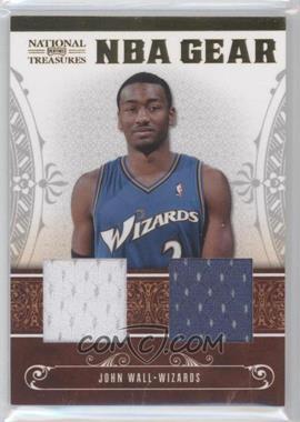 2010-11 Playoff National Treasures - NBA Gear Materials - Combos #1 - John Wall /99