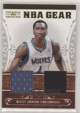 2010-11 Playoff National Treasures - NBA Gear Materials - Combos #16 - Wesley Johnson /99