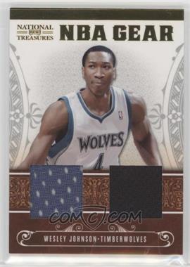 2010-11 Playoff National Treasures - NBA Gear Materials - Combos #16 - Wesley Johnson /99