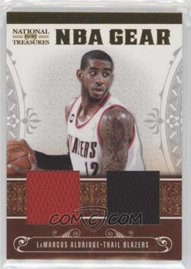2010-11 Playoff National Treasures - NBA Gear Materials - Combos #17 - LaMarcus Aldridge /99