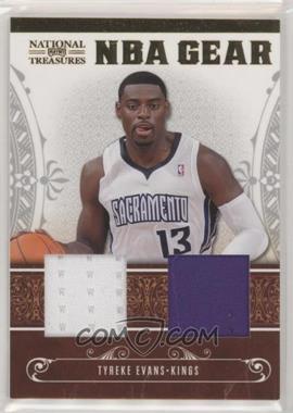 2010-11 Playoff National Treasures - NBA Gear Materials - Combos #4 - Tyreke Evans /50