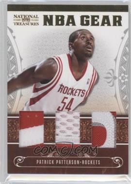 2010-11 Playoff National Treasures - NBA Gear Materials - Trios Prime #30 - Patrick Patterson /49