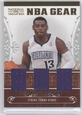 2010-11 Playoff National Treasures - NBA Gear Materials - Trios #4 - Tyreke Evans /99