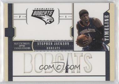 2010-11 Playoff National Treasures - Timeline - Team Nickname #3 - Stephen Jackson /99