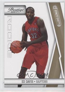 2010-11 Prestige - [Base] - Bonus Shots Gold #163 - Ed Davis /249