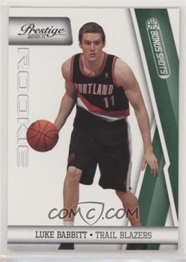 2010-11 Prestige - [Base] - Bonus Shots Green #166 - Luke Babbitt /25