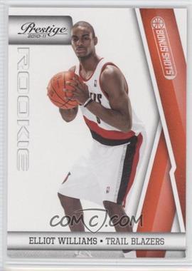 2010-11 Prestige - [Base] - Bonus Shots Orange #231 - Elliot Williams /499