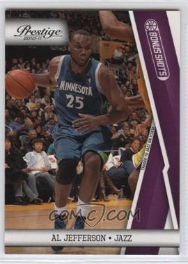 2010-11 Prestige - [Base] - Bonus Shots Purple #65 - Al Jefferson /49