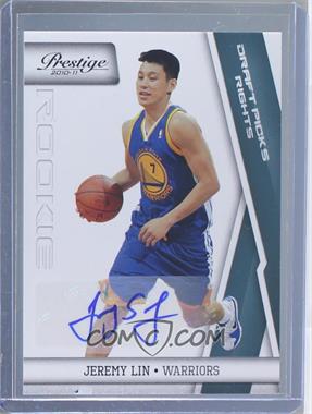 2010-11 Prestige - [Base] - Draft Picks Rights Autographs #187 - Jeremy Lin /199