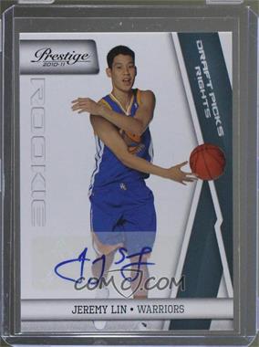 2010-11 Prestige - [Base] - Draft Picks Rights Autographs #210 - Jeremy Lin /199