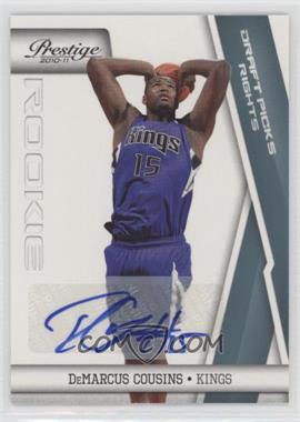 2010-11 Prestige - [Base] - Draft Picks Rights Autographs #215 - DeMarcus Cousins /199