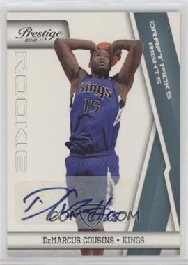 2010-11 Prestige - [Base] - Draft Picks Rights Autographs #215 - DeMarcus Cousins /199