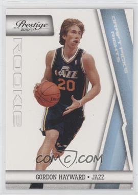 2010-11 Prestige - [Base] - Draft Picks Rights Light Blue #159 - Gordon Hayward /999