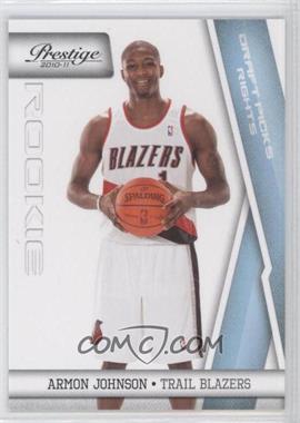 2010-11 Prestige - [Base] - Draft Picks Rights Light Blue #184 - Armon Johnson /999