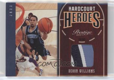 2010-11 Prestige - Hardcourt Heroes - Materials Prime #16 - Deron Williams /25