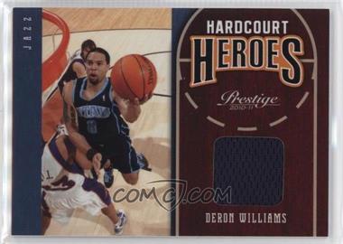 2010-11 Prestige - Hardcourt Heroes - Materials #16 - Deron Williams /249